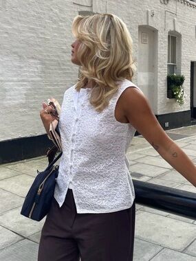 Djerf Avenue Begin Again lace top